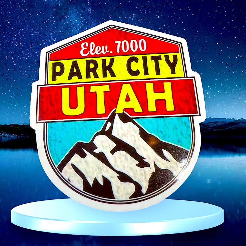 Park City Utah Outdoor Adventure Journey Wander Traveler Explore Sticker